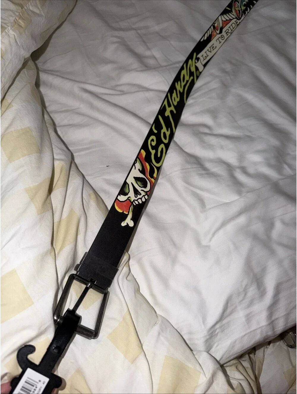 Ed Hardy Skull Reversible  Men's Belts Size 40